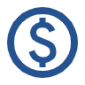 image - Rejection Rescue Blue dollar sign inside a blue circle, representing money or payments (finance icon)